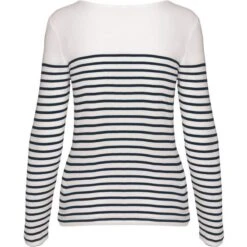 KARIBAN K386 - Marinière Manches Longues Femme -Style au Travail aHR0cDovL21lZGlhMi5kZXNpZ25wYXJ0bmVyLmZyL2MvcC84NjE5Lzg2MTktMTE2ODQtMi5qcGc