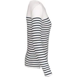 KARIBAN K386 - Marinière Manches Longues Femme -Style au Travail aHR0cDovL21lZGlhMi5kZXNpZ25wYXJ0bmVyLmZyL2MvcC84NjE5Lzg2MTktMTE2ODQtMy5qcGc