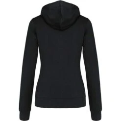 KARIBAN K467 - Sweat-shirt Zippé Capuche Contrastée Femme -Style au Travail aHR0cDovL21lZGlhMi5kZXNpZ25wYXJ0bmVyLmZyL2MvcC84NjI2Lzg2MjYtNTQwNC0yLmpwZw