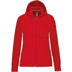 KARIBAN K464 - Sweat-shirt Zippé Capuche Femme -Style au Travail aHR0cDovL21lZGlhMi5kZXNpZ25wYXJ0bmVyLmZyL2MvcC84NjI3Lzg2MjctMTI2Mi0xLmpwZw