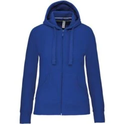 KARIBAN K464 - Sweat-shirt Zippé Capuche Femme -Style au Travail aHR0cDovL21lZGlhMi5kZXNpZ25wYXJ0bmVyLmZyL2MvcC84NjI3Lzg2MjctMTM4My0xLmpwZw