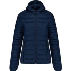 KARIBAN K6111 - Doudoune Légère Capuche Femme -Style au Travail aHR0cDovL21lZGlhMi5kZXNpZ25wYXJ0bmVyLmZyL2MvcC84NjM2Lzg2MzYtMTI2MS0xLmpwZw