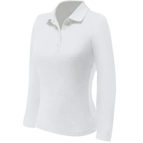 K7-long-woman - Women Longsleeve Polo 2 K7-long-woman - Women Longsleeve Polo – Image 2