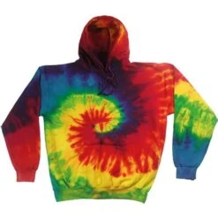 TD031 - Rainbow Tie-dyes Hoodie -Style au Travail aHR0cDovL21lZGlhMi5kZXNpZ25wYXJ0bmVyLmZyL2MvcC85NzgxLzk3ODEtMTMzNDgtMS5qcGc