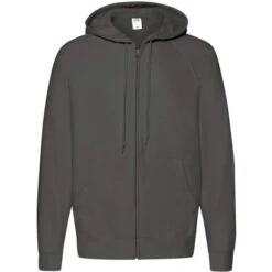 FRUIT OF THE LOOM 62-144-0 - Lightweight Hooded Sweat Jacket -Style au Travail aHR0cDovL21lZGlhMi5kZXNpZ25wYXJ0bmVyLmZyL2MvcC8xMDE4OC8xMDE4OC00MTUtMS5qcGc