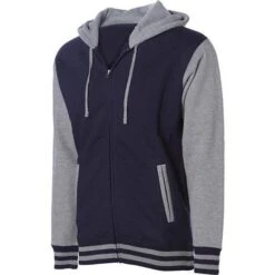 INDEPENDENT IND45UVZ - Unisex Heavyweight Varsity Zip Hood -Style au Travail aHR0cDovL21lZGlhMi5kZXNpZ25wYXJ0bmVyLmZyL2MvcC8xMDM1My8xMDM1My0xMzk5My0xLmpwZw