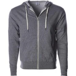INDEPENDENT PRM90HTZ - Unisex Midweight French Terry Zip Hood -Style au Travail aHR0cDovL21lZGlhMi5kZXNpZ25wYXJ0bmVyLmZyL2MvcC8xMDM1Ni8xMDM1Ni0xMzk4MS0xLmpwZw