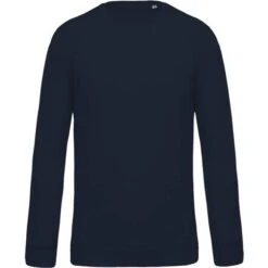 KARIBAN K480 - Sweat-shirt BIO Col Rond Manches Raglan Homme -Style au Travail aHR0cDovL21lZGlhMi5kZXNpZ25wYXJ0bmVyLmZyL2MvcC8xMDU3OS8xMDU3OS0xMjYxLTEuanBn
