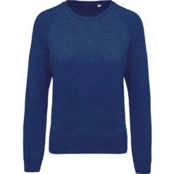KARIBAN K481 - Sweat-shirt BIO Col Rond Manches Raglan Femme -Style au Travail aHR0cDovL21lZGlhMi5kZXNpZ25wYXJ0bmVyLmZyL2MvcC8xMDU4MC8xMDU4MC0xNDM4Ni0xLmpwZw