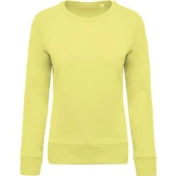 KARIBAN K481 - Sweat-shirt BIO Col Rond Manches Raglan Femme -Style au Travail aHR0cDovL21lZGlhMi5kZXNpZ25wYXJ0bmVyLmZyL2MvcC8xMDU4MC8xMDU4MC0xNzc1MS0xLmpwZw
