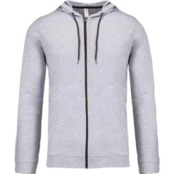 KARIBAN K438 - Veste Coton Légère à Capuche -Style au Travail aHR0cDovL21lZGlhMi5kZXNpZ25wYXJ0bmVyLmZyL2MvcC8xMDU4OS8xMDU4OS0zNjcyLTEuanBn