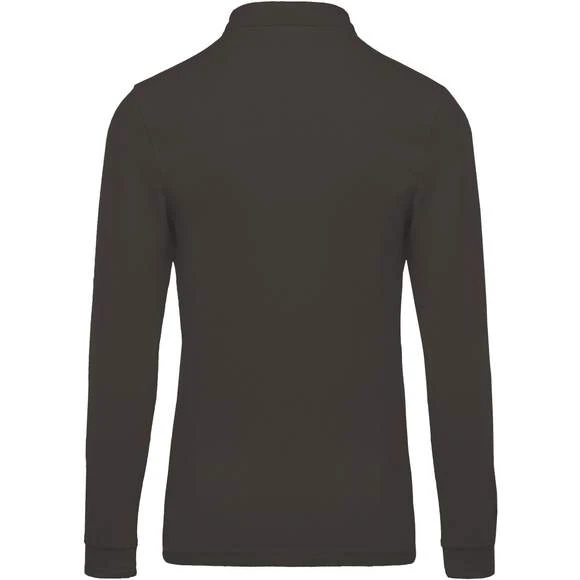 KARIBAN K256 - Polo Piqué Manches Longues Homme 6 KARIBAN K256 - Polo Piqué Manches Longues Homme – Image 6
