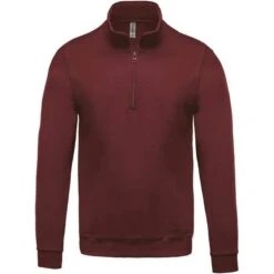 KARIBAN K478 - Sweat-shirt Col Zippé -Style au Travail aHR0cDovL21lZGlhMi5kZXNpZ25wYXJ0bmVyLmZyL2MvcC8xMDU5OS8xMDU5OS0xMzQyLTEuanBn