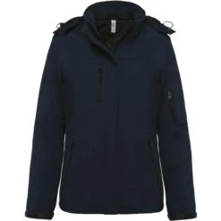 KARIBAN K651 - Parka Softshell Doublée Capuche Femme -Style au Travail aHR0cDovL21lZGlhMi5kZXNpZ25wYXJ0bmVyLmZyL2MvcC8xMDYwOS8xMDYwOS0xMjYxLTEuanBn