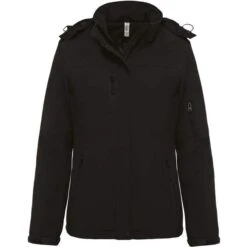 KARIBAN K651 - Parka Softshell Doublée Capuche Femme -Style au Travail aHR0cDovL21lZGlhMi5kZXNpZ25wYXJ0bmVyLmZyL2MvcC8xMDYwOS8xMDYwOS0xNTIwLTEuanBn