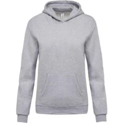 KARIBAN K477 - Sweat-shirt Capuche Enfant -Style au Travail aHR0cDovL21lZGlhMi5kZXNpZ25wYXJ0bmVyLmZyL2MvcC8xMDYxNy8xMDYxNy0zNjcyLTEuanBn