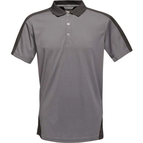 TRS174 - Polo Respirant Homme Contrast à Séchage Rapide 4 TRS174 - Polo Respirant Homme Contrast à Séchage Rapide – Image 4