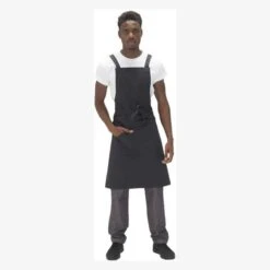 DE109C - Statement Crossover Bib Apron