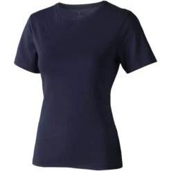 Elevate 38012 - T-shirt Manches Courtes Pour Femmes Nanaimo -Style au Travail aHR0cDovL21lZGlhMi5kZXNpZ25wYXJ0bmVyLmZyL2MvcC8xMTQyMC8xMTQyMC0xMTc1Ni0xLmpwZw