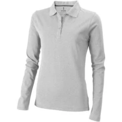 Elevate 38087 - Polo Manches Longues Pour Femmes Oakville -Style au Travail aHR0cDovL21lZGlhMi5kZXNpZ25wYXJ0bmVyLmZyL2MvcC8xMTQzNi8xMTQzNi0xMTc1Mi0xLmpwZw