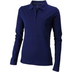 Elevate 38087 - Polo Manches Longues Pour Femmes Oakville -Style au Travail aHR0cDovL21lZGlhMi5kZXNpZ25wYXJ0bmVyLmZyL2MvcC8xMTQzNi8xMTQzNi0xMTc1Ni0xLmpwZw