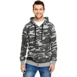 8615 - Full Zip Camo Hooded Fleece Jacket -Style au Travail aHR0cDovL21lZGlhMi5kZXNpZ25wYXJ0bmVyLmZyL2MvcC8xMzE2OC8xMzE2OC0xNTc5NC0xLmpwZw