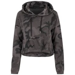 Build Your Brand BY065 - Ladies Camo Cropped Hoody -Style au Travail aHR0cDovL21lZGlhMi5kZXNpZ25wYXJ0bmVyLmZyL2MvcC8xNDM0Ny8xNDM0Ny0xNjQ4NS0xLmpwZw