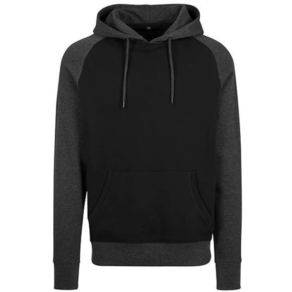 Build Your Brand BY077 - Raglan Hoody 2 Build Your Brand BY077 - Raglan Hoody – Image 2