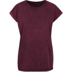 Build Your Brand BY053 - Ladies Acid Washed Extended Shoulder Tee -Style au Travail aHR0cDovL21lZGlhMi5kZXNpZ25wYXJ0bmVyLmZyL2MvcC8xNDMzNi8xNDMzNi0xNjQ3OC0xLmpwZw