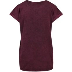 Build Your Brand BY053 - Ladies Acid Washed Extended Shoulder Tee -Style au Travail aHR0cDovL21lZGlhMi5kZXNpZ25wYXJ0bmVyLmZyL2MvcC8xNDMzNi8xNDMzNi0xNjQ3OC0yLmpwZw