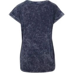 Build Your Brand BY053 - Ladies Acid Washed Extended Shoulder Tee -Style au Travail aHR0cDovL21lZGlhMi5kZXNpZ25wYXJ0bmVyLmZyL2MvcC8xNDMzNi8xNDMzNi0xNjQ4MS0yLmpwZw