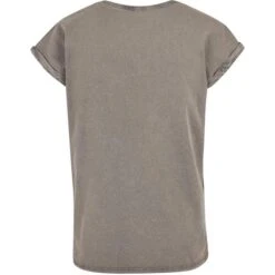 Build Your Brand BY053 - Ladies Acid Washed Extended Shoulder Tee -Style au Travail aHR0cDovL21lZGlhMi5kZXNpZ25wYXJ0bmVyLmZyL2MvcC8xNDMzNi8xNDMzNi0xOTg2Mi0yLmpwZw