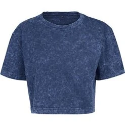 Build Your Brand BY054 - Ladies Acid Washed Cropped Tee -Style au Travail aHR0cDovL21lZGlhMi5kZXNpZ25wYXJ0bmVyLmZyL2MvcC8xNDMzNy8xNDMzNy0xNjQ4MS0xLmpwZw