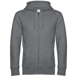 WU03K - B&C King Zipped Hood_° -Style au Travail aHR0cDovL21lZGlhMi5kZXNpZ25wYXJ0bmVyLmZyL2MvcC8xNDQ0Mi8xNDQ0Mi0xNjUwOS0xLmpwZw