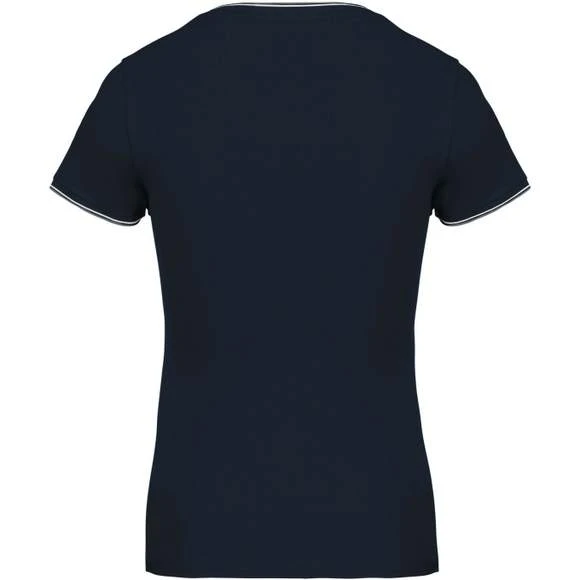 KARIBAN K394 - T-shirt Maille Piquée Col V Femme 5 KARIBAN K394 - T-shirt Maille Piquée Col V Femme – Image 5