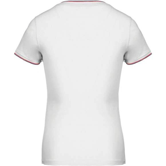 KARIBAN K394 - T-shirt Maille Piquée Col V Femme 3 KARIBAN K394 - T-shirt Maille Piquée Col V Femme – Image 3
