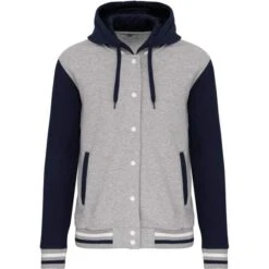 KARIBAN K4003 - Blouson Teddy à Capuche Unisexe -Style au Travail aHR0cDovL21lZGlhMi5kZXNpZ25wYXJ0bmVyLmZyL2MvcC8xNDU0OS8xNDU0OS0xNDM3Ni0xLmpwZw