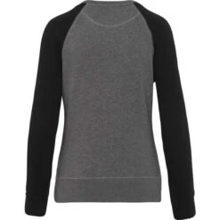 KARIBAN K492 - Sweat-shirt BIO Bicolore Col Rond Manches Raglan Femme -Style au Travail aHR0cDovL21lZGlhMi5kZXNpZ25wYXJ0bmVyLmZyL2MvcC8xNDU1OS8xNDU1OS0xNjU5NS0yLmpwZw