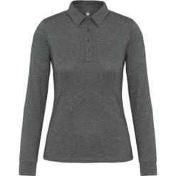 KARIBAN K265 - Polo Jersey Manches Longues Femme -Style au Travail aHR0cDovL21lZGlhMi5kZXNpZ25wYXJ0bmVyLmZyL2MvcC8xNDUwNC8xNDUwNC0xNDM4NC0xLmpwZw