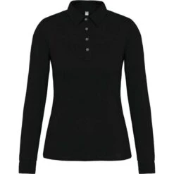 KARIBAN K265 - Polo Jersey Manches Longues Femme -Style au Travail aHR0cDovL21lZGlhMi5kZXNpZ25wYXJ0bmVyLmZyL2MvcC8xNDUwNC8xNDUwNC0xNTIwLTEuanBn
