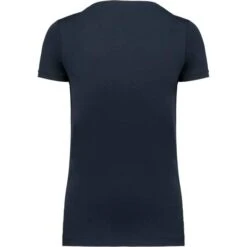 KARIBAN K3003 - T-shirt Supima® Col V Manches Courtes Femme -Style au Travail aHR0cDovL21lZGlhMi5kZXNpZ25wYXJ0bmVyLmZyL2MvcC8xNDUxNS8xNDUxNS0xMjYxLTIuanBn