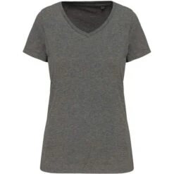 KARIBAN K3003 - T-shirt Supima® Col V Manches Courtes Femme -Style au Travail aHR0cDovL21lZGlhMi5kZXNpZ25wYXJ0bmVyLmZyL2MvcC8xNDUxNS8xNDUxNS0xNDM4NC0xLmpwZw