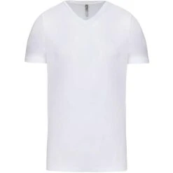 KARIBAN K3014 - T-shirt Manches Courtes Col V Homme -Style au Travail aHR0cDovL21lZGlhMi5kZXNpZ25wYXJ0bmVyLmZyL2MvcC8xNDUxOC8xNDUxOC0xODU2LTEuanBn