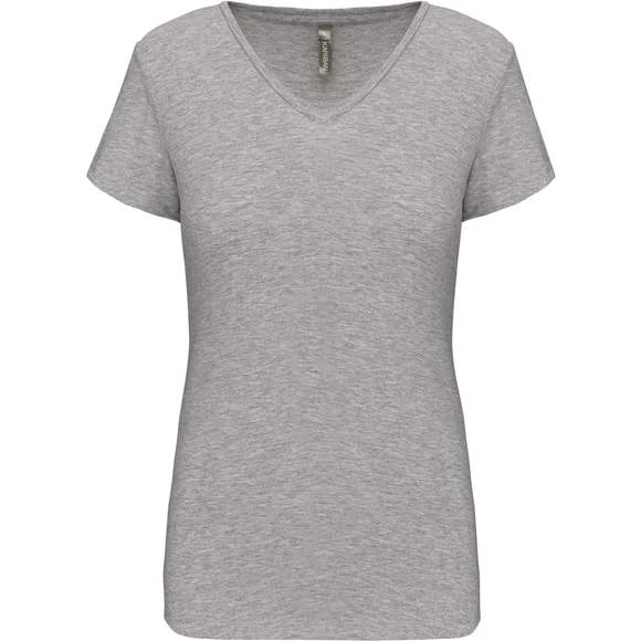 KARIBAN K3015 - T-shirt Col V Manches Courtes Femme 2 KARIBAN K3015 - T-shirt Col V Manches Courtes Femme – Image 2