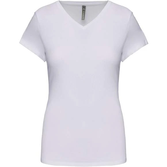 KARIBAN K3015 - T-shirt Col V Manches Courtes Femme 8 KARIBAN K3015 - T-shirt Col V Manches Courtes Femme – Image 8