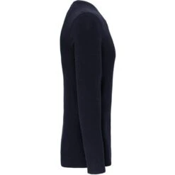 KARIBAN K3016 - T-shirt Col Rond Manches Longues Homme -Style au Travail aHR0cDovL21lZGlhMi5kZXNpZ25wYXJ0bmVyLmZyL2MvcC8xNDUyMC8xNDUyMC0xMjYxLTMuanBn