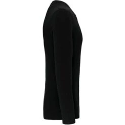 KARIBAN K3016 - T-shirt Col Rond Manches Longues Homme -Style au Travail aHR0cDovL21lZGlhMi5kZXNpZ25wYXJ0bmVyLmZyL2MvcC8xNDUyMC8xNDUyMC0xNTIwLTMuanBn