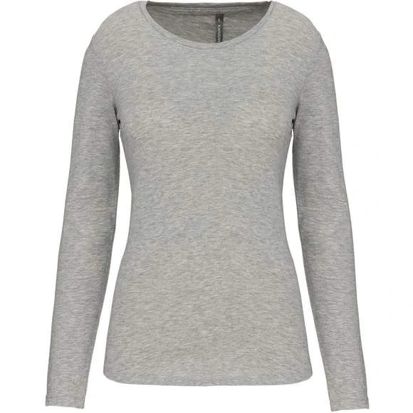 KARIBAN K3017 - T-shirt Col Rond Manches Longues Femme 2 KARIBAN K3017 - T-shirt Col Rond Manches Longues Femme – Image 2