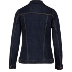 KARIBAN K6137 - Blouson Denim Non Doublé Femme -Style au Travail aHR0cDovL21lZGlhMi5kZXNpZ25wYXJ0bmVyLmZyL2MvcC8xNDYwMC8xNDYwMC0xNjYxOC0yLmpwZw