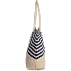 Kimood KI0283 - Sac Shopping Style Marin En Toile De Jute -Style au Travail aHR0cDovL21lZGlhMi5kZXNpZ25wYXJ0bmVyLmZyL2MvcC8xNDc0Ny8xNDc0Ny0xNjY5Ni0zLmpwZw